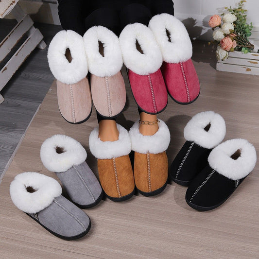 Home Cotton Slippers Women's Non-slip Neutral Slippers